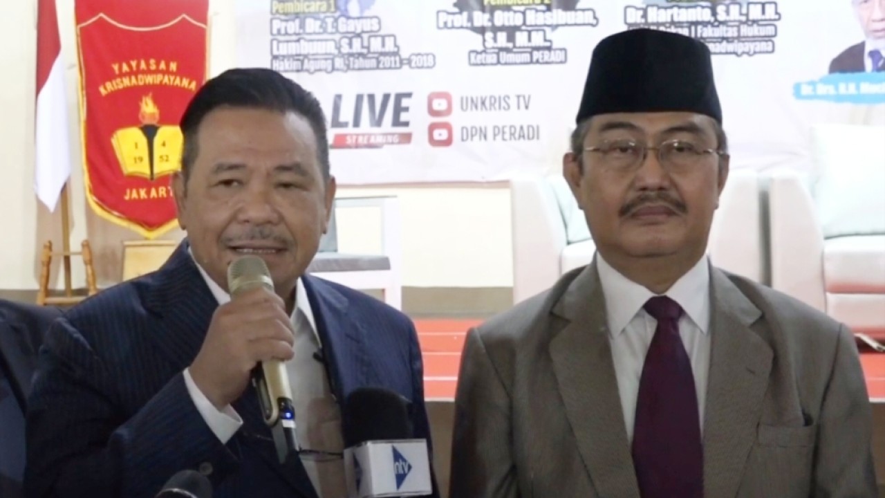 Prof. Dr. Otto Hasibuan, S.H., M.M bersama Mantan Ketua MK Jimly Asshiddiqie