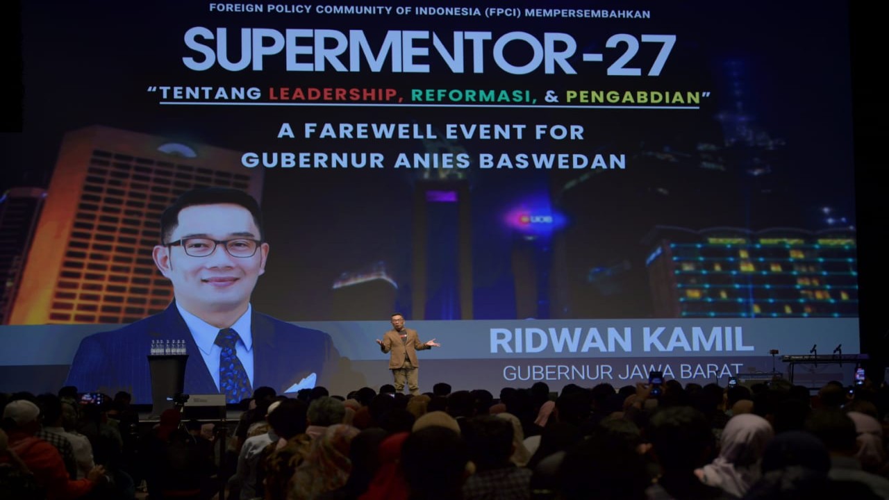 Pesan Gubernur Jabar dalam Supermentor