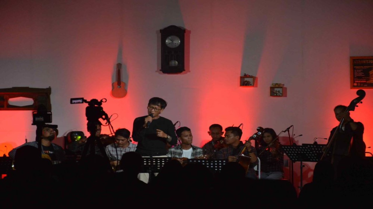 Pemerintah Kota (Pemkot) Yogyakarta menggelar pertunjukan rakyat bertajuk 'Simphony Kerontjong Moeda #12'. (Jogjakota.go.id)