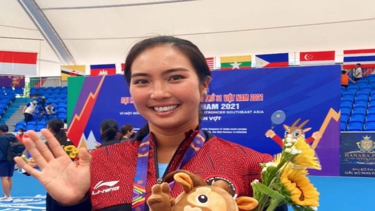 Aldila Sutjiadi. (ANTARA/Arindra Meodia)