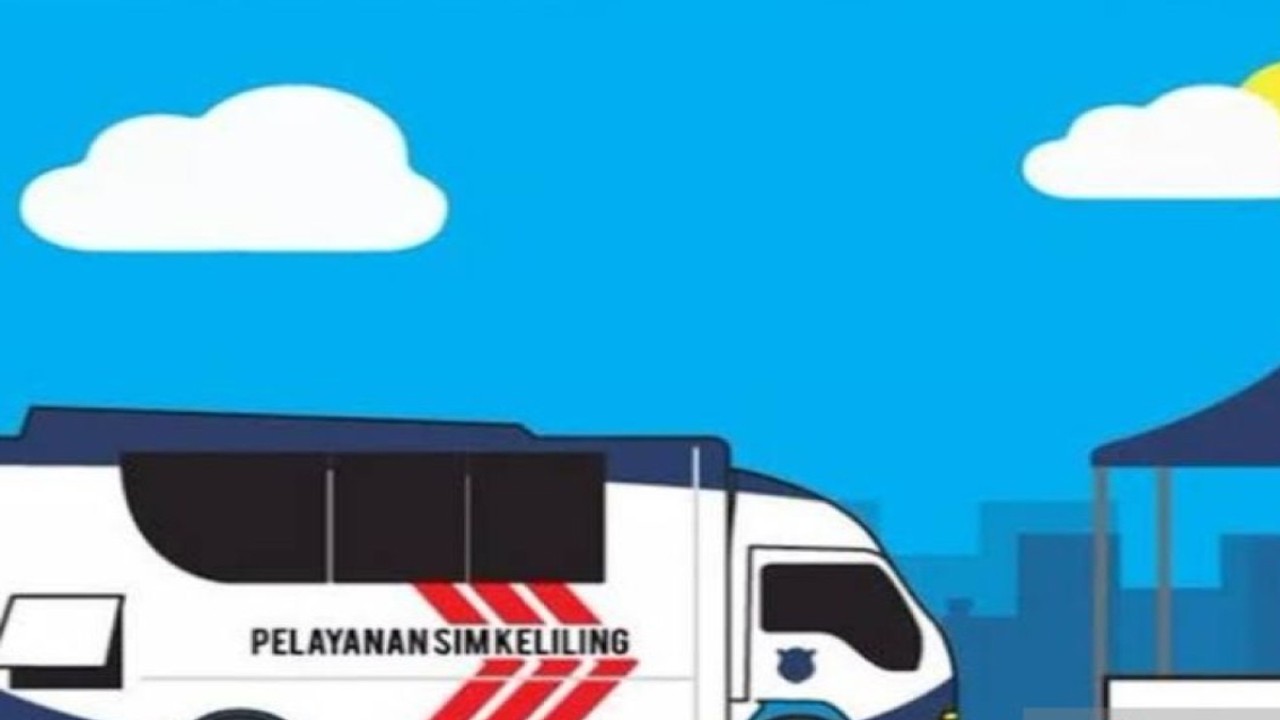 Arsip foto - Ilustrasi layanan SIM Keliling Polda Metro Jaya di Jakarta, Minggu (3/4/2022). ANTARA/Twitter@TMCPoldaMetro