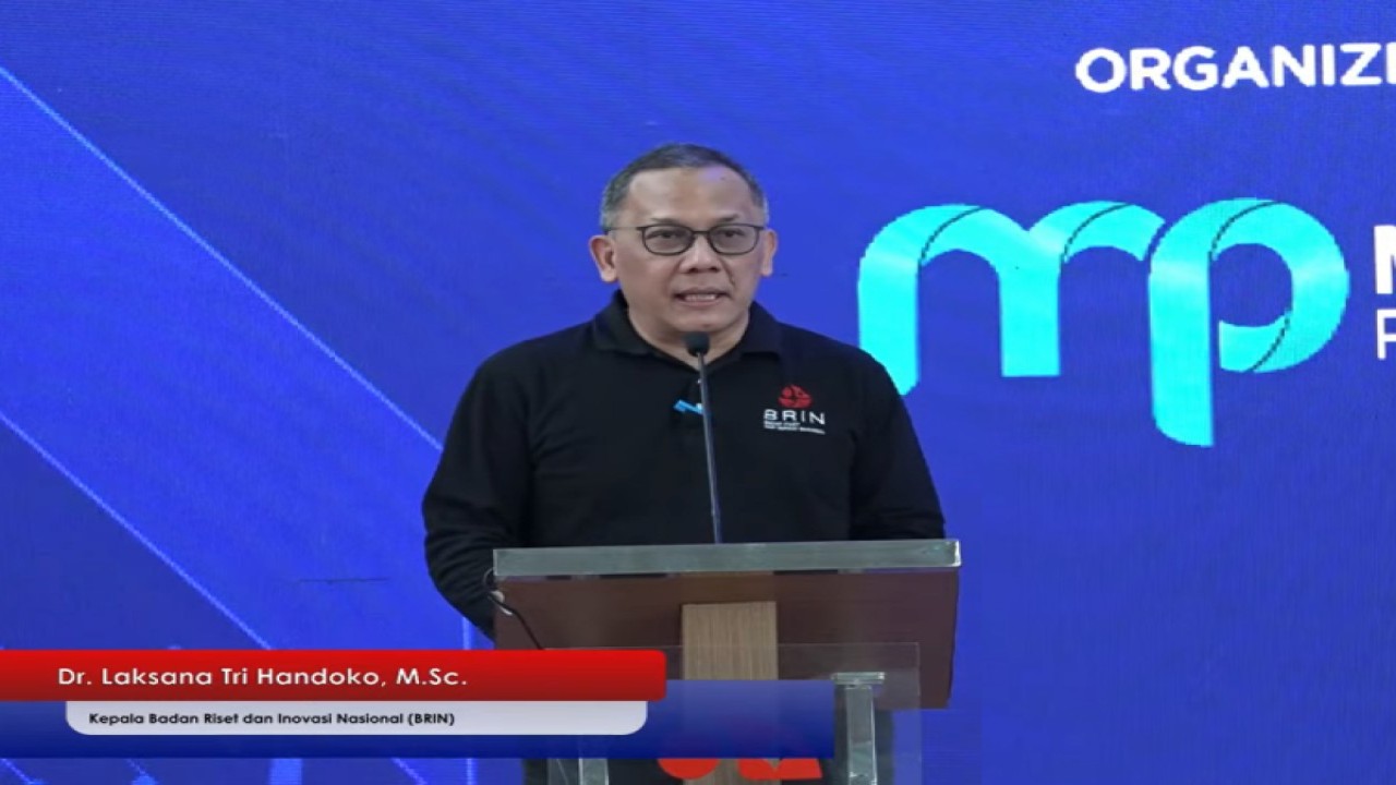 Kepala Badan Riset dan Inovasi Nasional (BRIN) Laksana Tri Handoko. ANTARA/Martha Herlinawati Simanjuntak