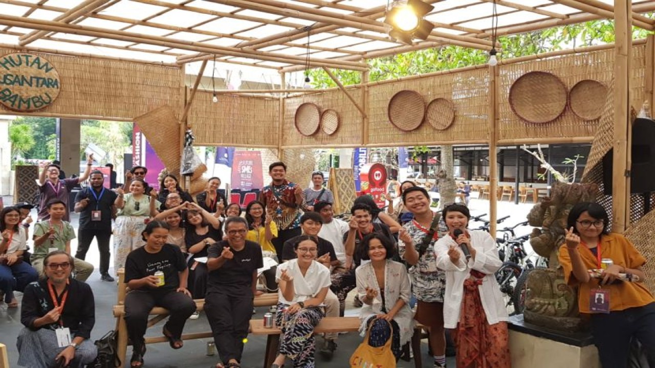 Bamboo Forest for G20 di Bali Collection Nusa Dua, Bali, Jumat (11/11/2022). ANTARA/HO-KemenkopUKM