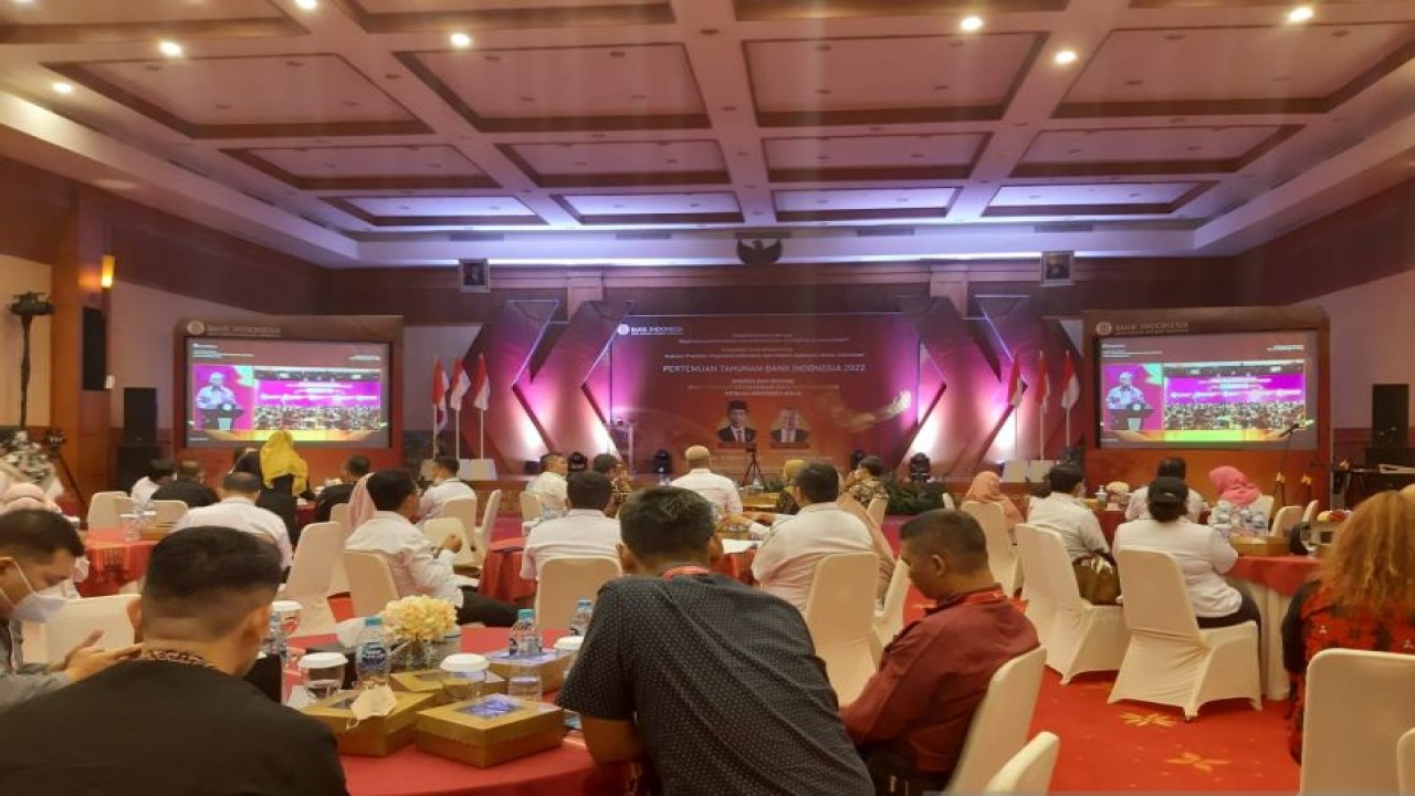 Kegiatan pertemuan Pertemuan Tahunan Bank Indonesia (PTBI) 2022 di Pontianak (ANTARA/Dedi)