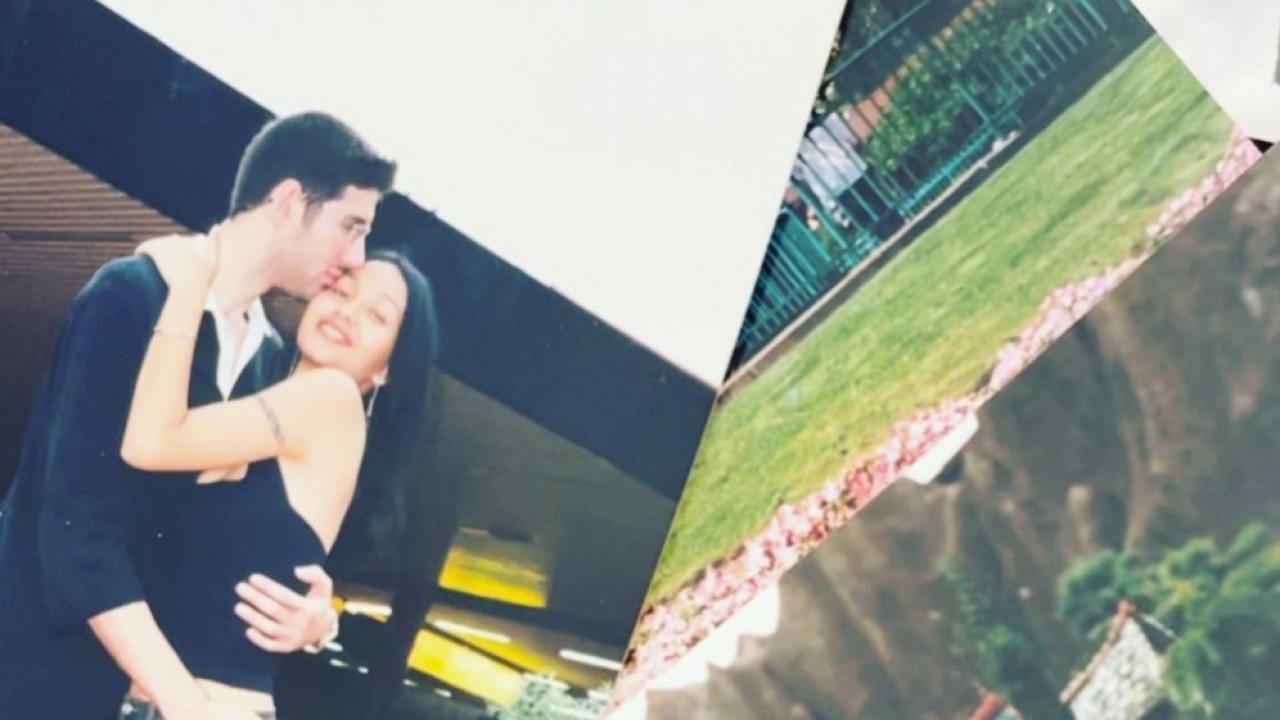 Foto lawas Bunda Corla bersama suami bule/Instagram