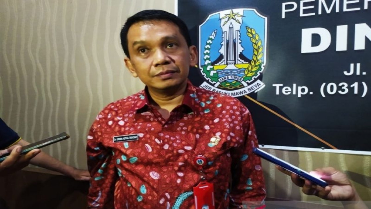 Kepala Dinas Kesehatan Jawa Timur Erwin Astha Triyono. (ANTARA/Willi Irawan)
