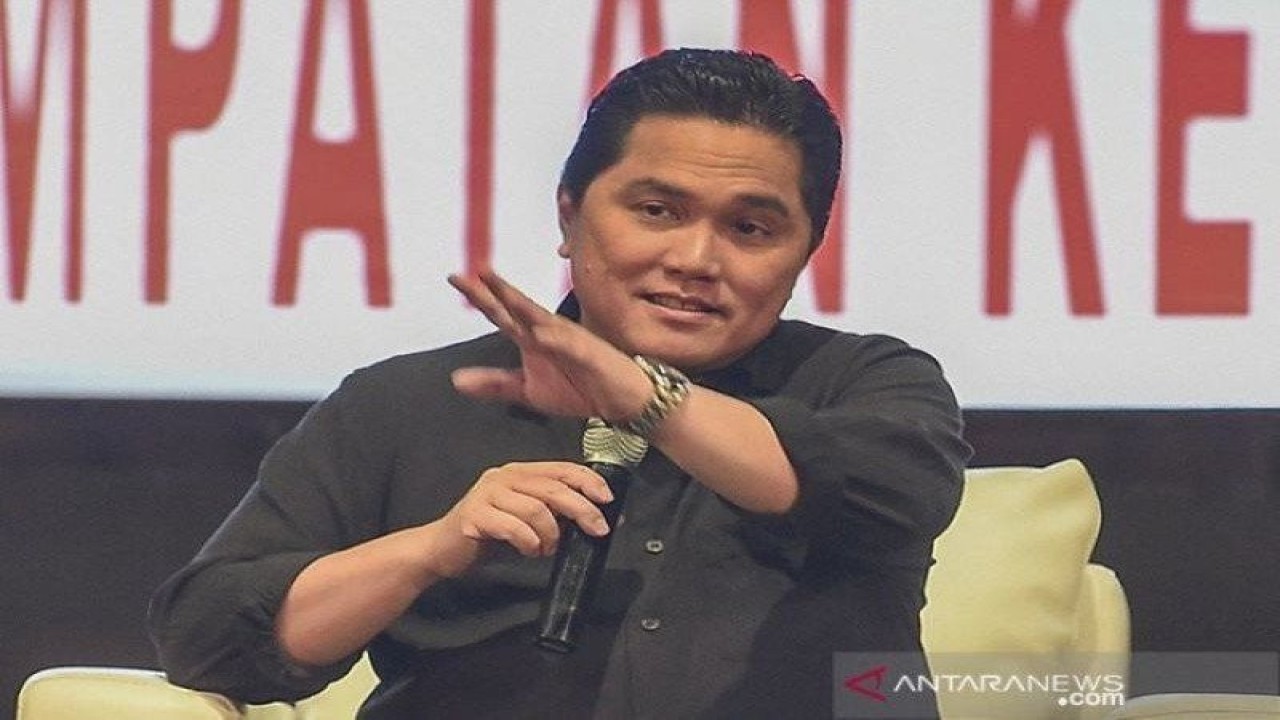 Menteri BUMN Erick Thohir. ANTARA FOTO/Nova Wahyudi/aa