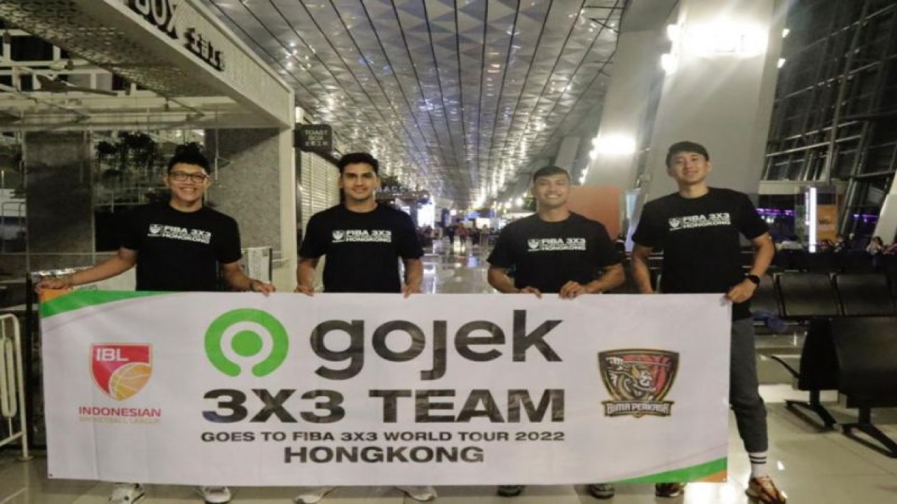 Empat pemain Bima Perkasa Jogja yang bersaing di FIBA 3x3 World Tour Masters 2022 di Hong Kong pada 26-27 November 2022. (ANTARA/HO-IBL)