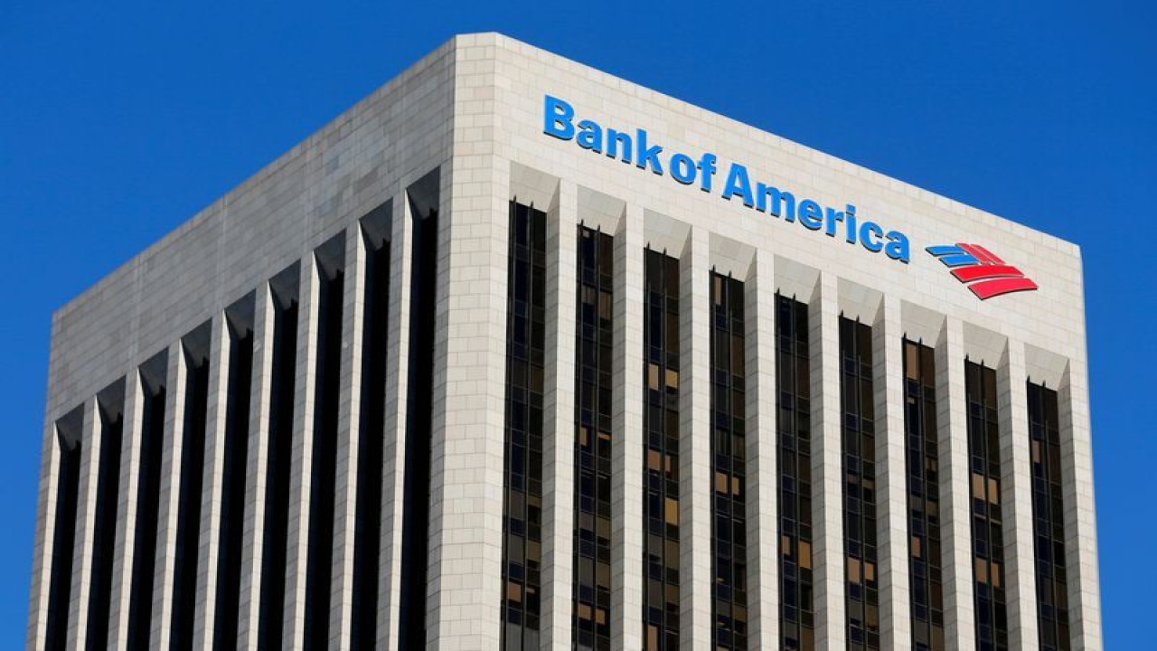 Foto Dokumen: Tanda Bank of America ditampilkan di sebuah gedung di pusat kota Los Angeles, California 15 Januari 2014. ANTARA/REUTERS/Mike Blake