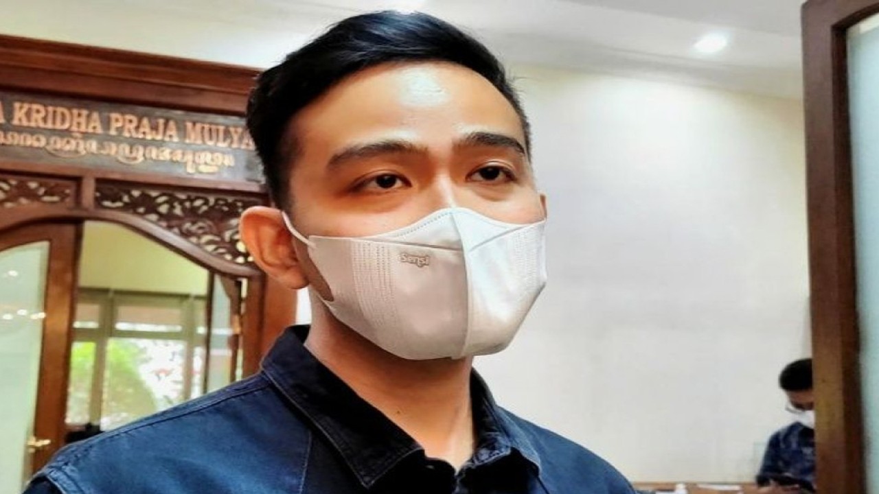 Wali Kota Surakarta Gibran Rakabuming Raka. (ANTARA/Aris Wasita)