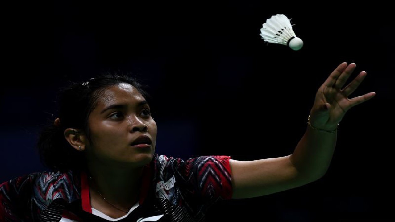 Gregoria Mariska Tunjung. ANTARA FOTO/Sigid Kurniawan/aww.