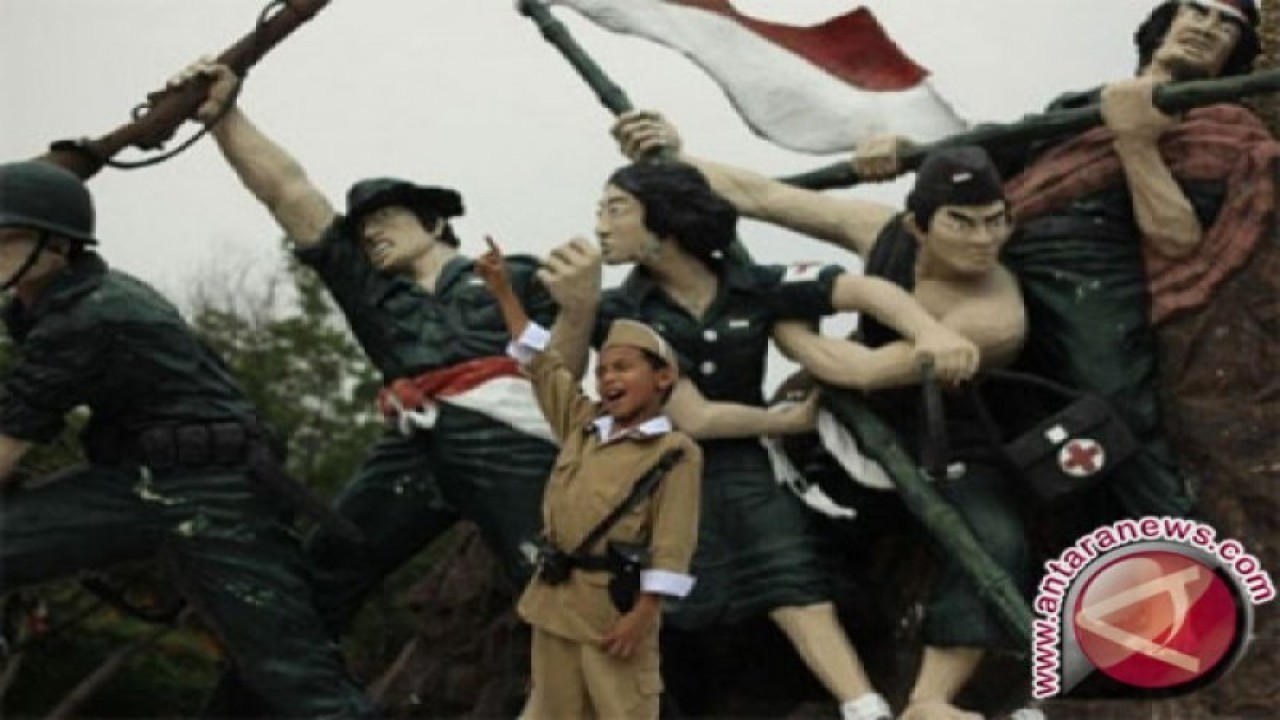 Ilustrasi peringatan Hari Pahlawan.