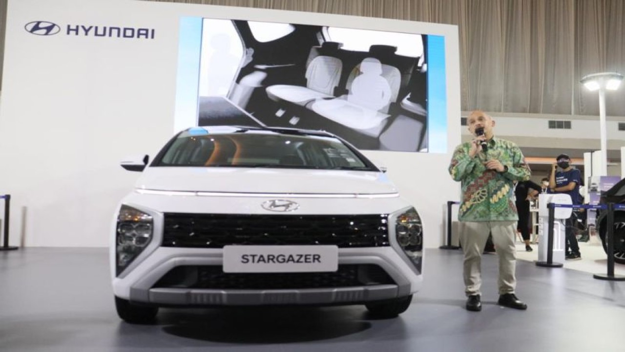 Hyundai STARGAZER di GIIAS Semarang 2022 (ANTARA/HO-Hyundai)