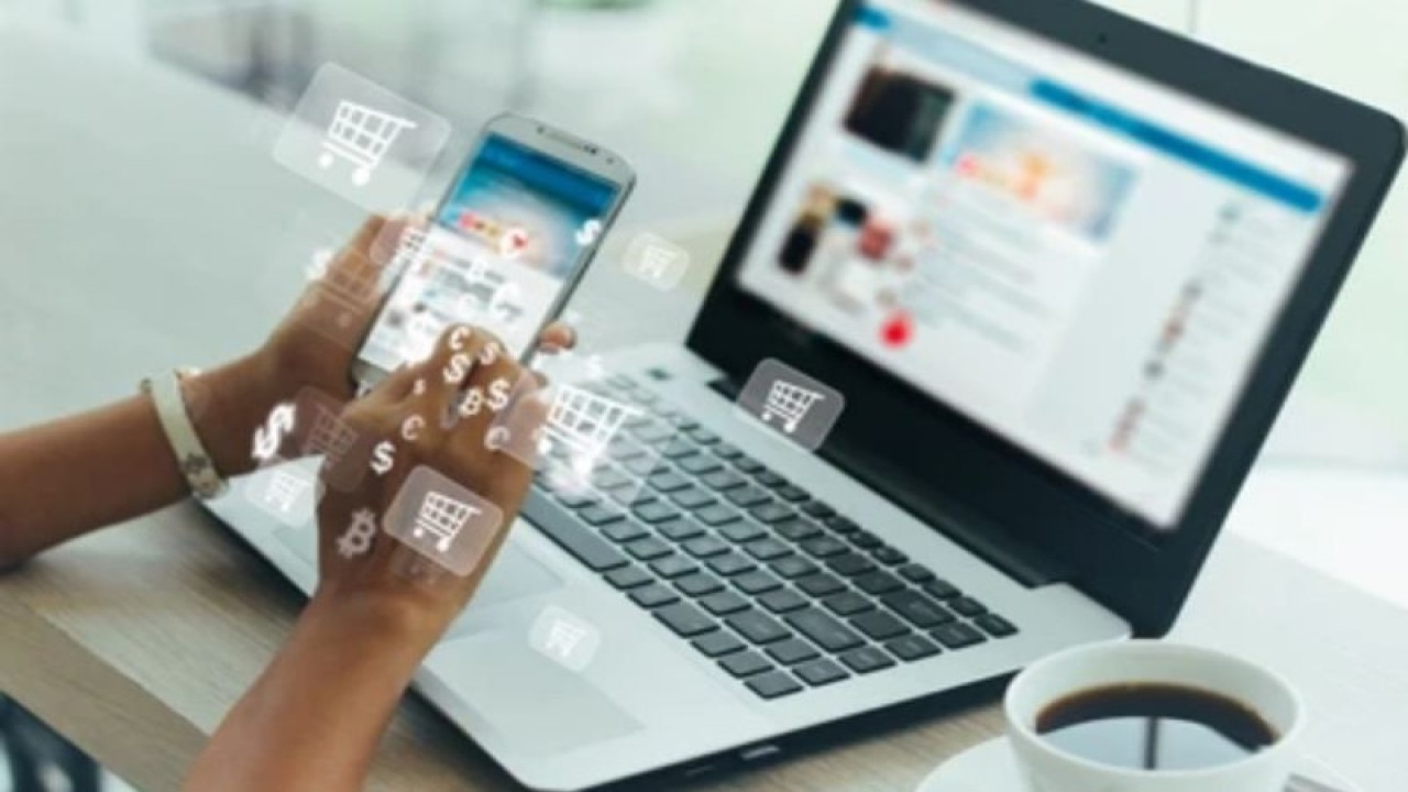 Ilustrasi belanja online (ANTARA/Shutterstock/13_phunkod)