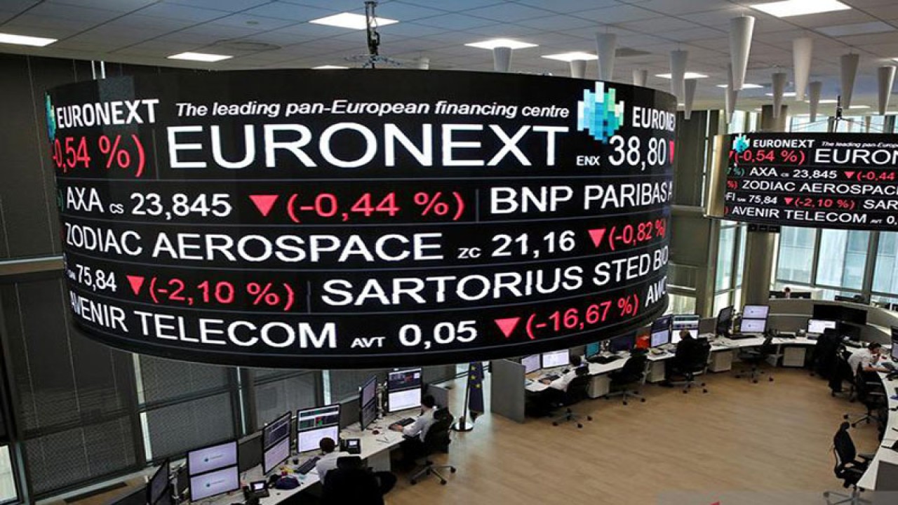 Ilustrasi - Bursa Saham Paris, Prancis ANTARA/Reuters/aa.