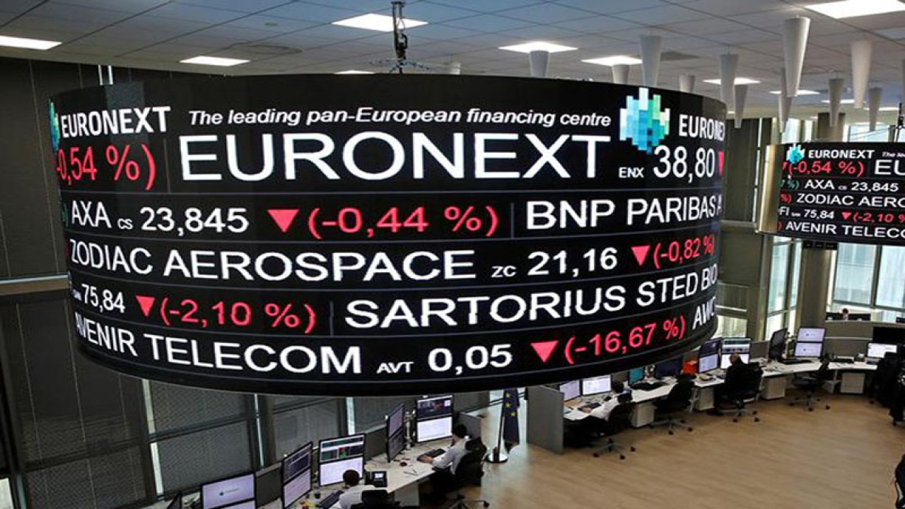 Ilustrasi - Bursa Saham Paris, Prancis ANTARA/Reuters/aa.