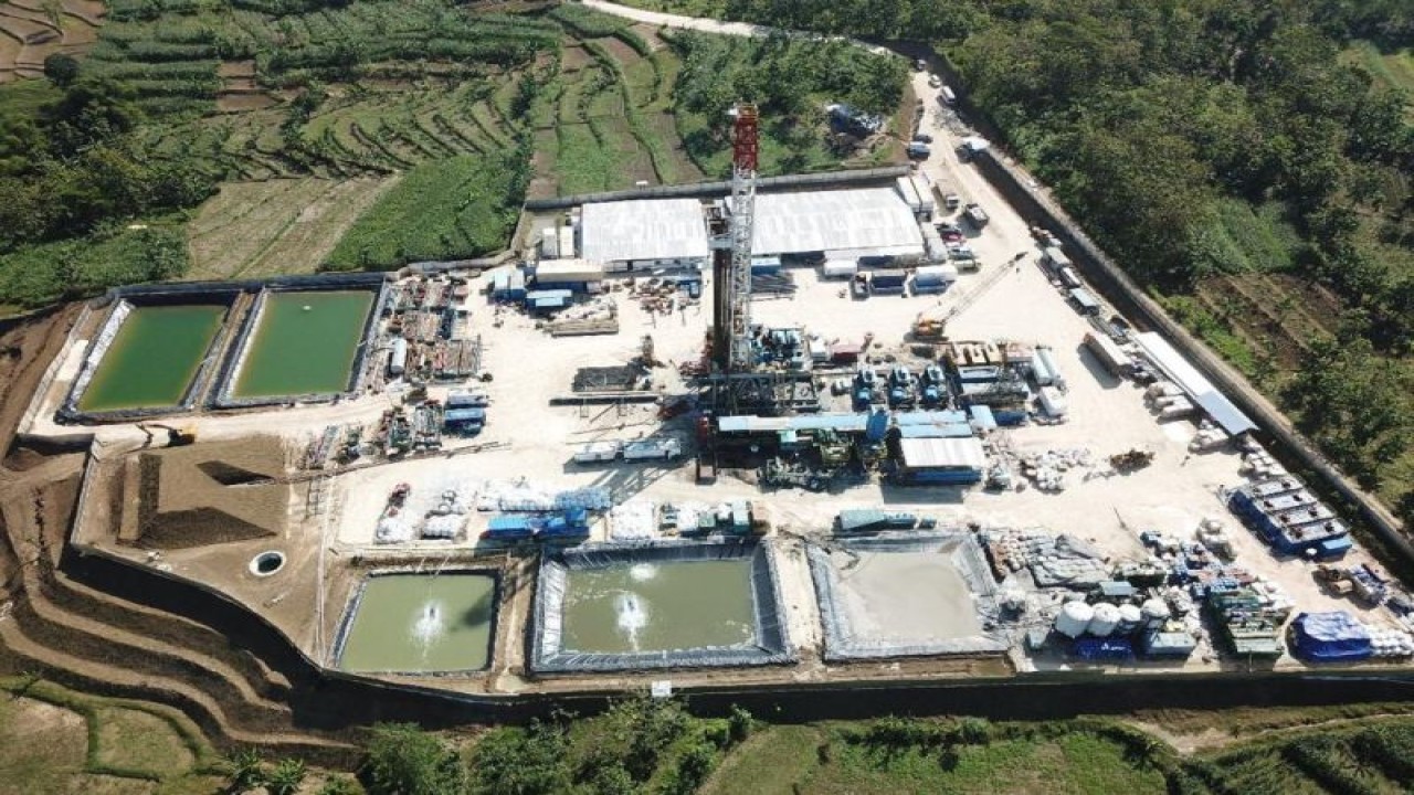 Ilustrasi - Fasilitas eksplorasi dan eksploitasi pengeboran sumur minyak dan gas bumi. (ANTARA/HO-Pertamina)