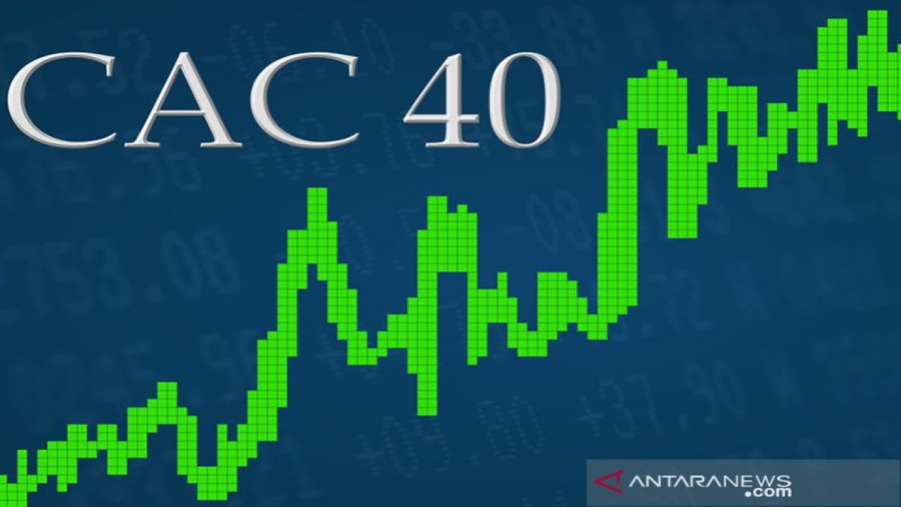 Ilustrasi - Grafik naik indeks pasar saham Prancis CAC 40. ANTARA/Shutterstock/pri.