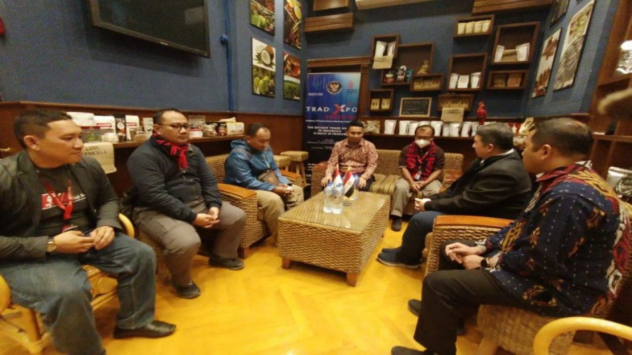 KBRI Kairo menerima kunjungan delegasi Pemprov Sulawesi Tengah di Kairo, Mesir, pada Sabtu (26/11/2022). ANTARA/HO-KBRI Kairo