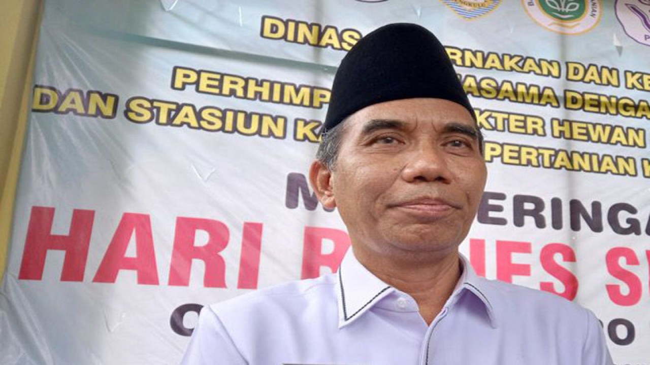 Kepala Dinas Peternakan dan Kesehatan Hewan Provinsi Bengkulu M. Syarkawi. ANTARA/Anggi Mayasari