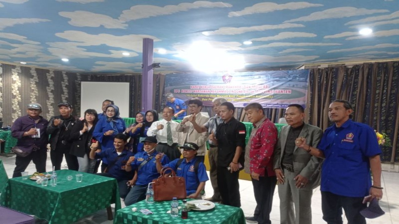Komite Wartawan Republik Indonesia (KWRI) menggelar Rapat Kerja Daerah (Rakerda) dan Musyawarah Cabang KWRI Lebak, Banten. ANTARA/Mansur