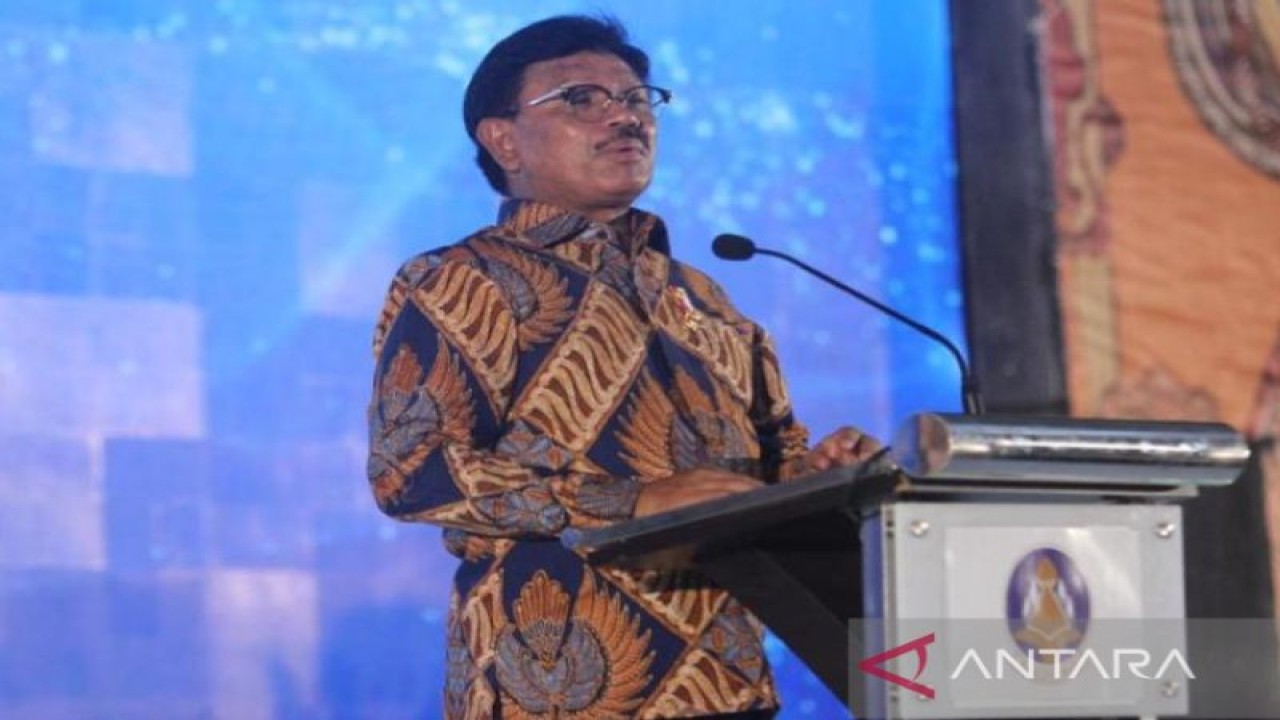 Menteri Komunikasi dan Informatika (Menkominfo) Republik Indonesia Johnny G. Plate (Diskominfo Babel)