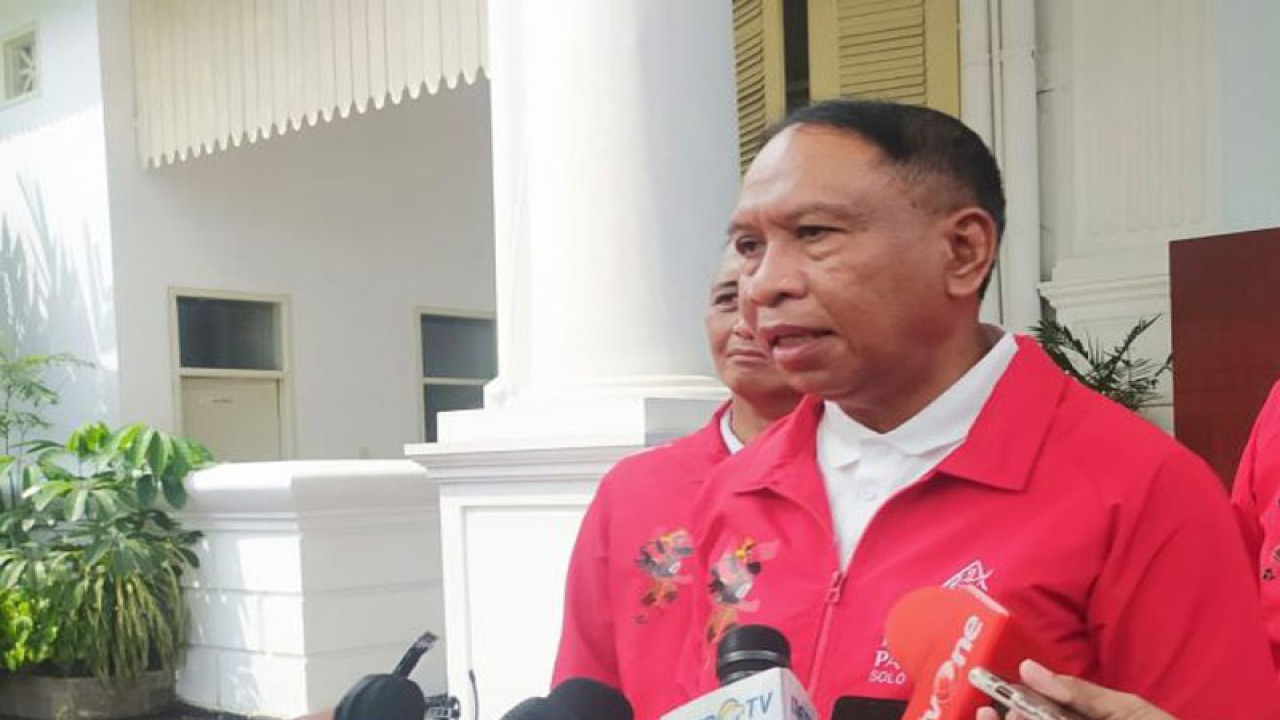 Menteri Pemuda dan Olahraga (Menpora) Zainudin Amali di kawasan Istana Kepresidenan, Jakarta, Senin (28/11/2022). ANTARA/Indra Arief Pribadi