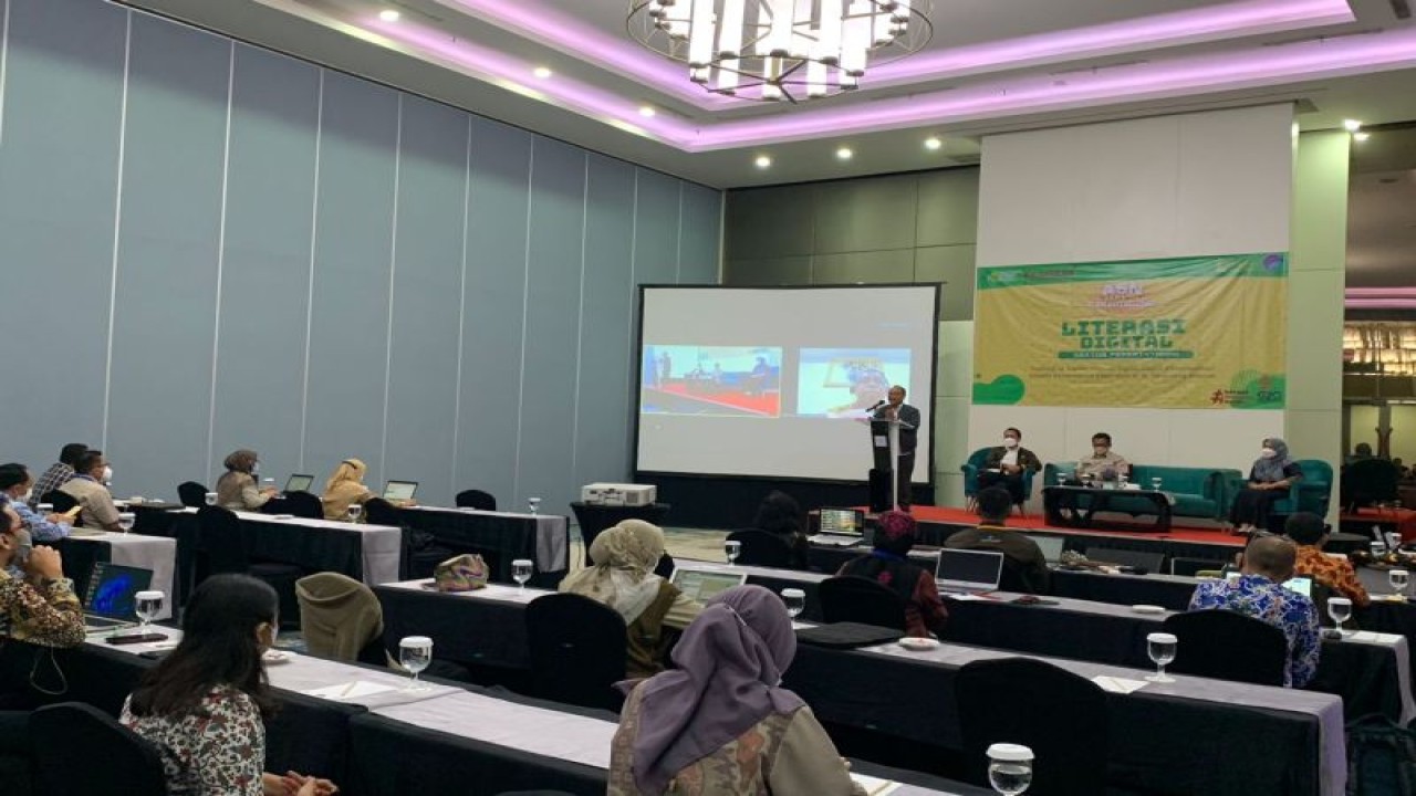 Pelatihan literasi digital yang diselenggarakan Kemenkominfo bersama Kemenkes di Tangerang, akhir pekan lalu. ANTARA/HO-Dokumentasi Pribadi