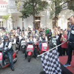 Pelepasan konvoi dan kampanye kendaraan listrik dan sepeda ber-SNI, BSN bersama Pemerintah Jateng di Semarang, Minggu. (Foto: Ist)-1669271453
