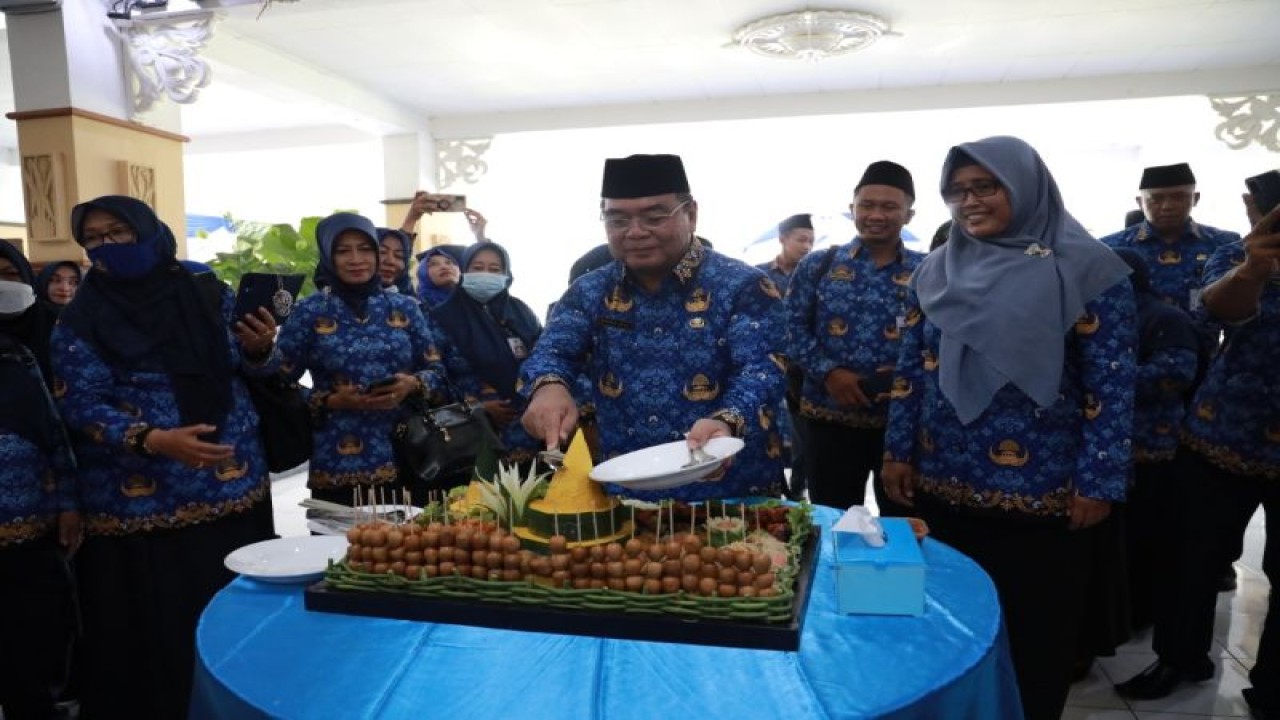 Peringatan HUT Kopri 2022 di Kota Kediri, Jawa Timur, Selasa (29/11/2022). ANTARA/ HO-Kominfo Kota Kediri