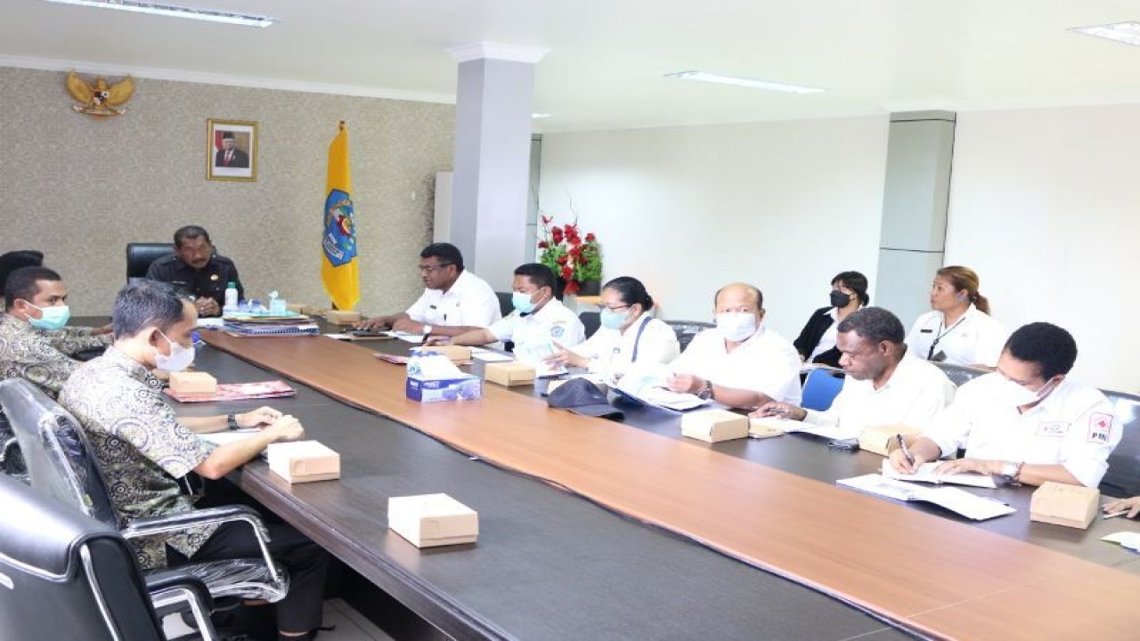 Pertemuan antara Pemerintah Kabupaten Jayawijaya dan BPJS Kesehatan Jayawijaya. ANTARA/Ho/Humas Pemkab Jayawijaya