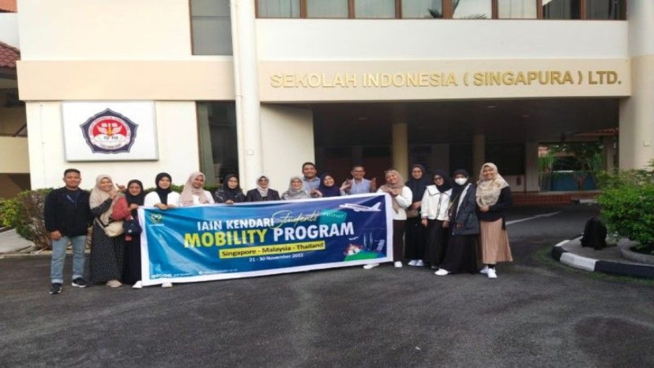 Rektor IAIN Kendari bersama rombongan kunjungi SIS di Singapura (Foto Antara/HO-IAIN Kendari)