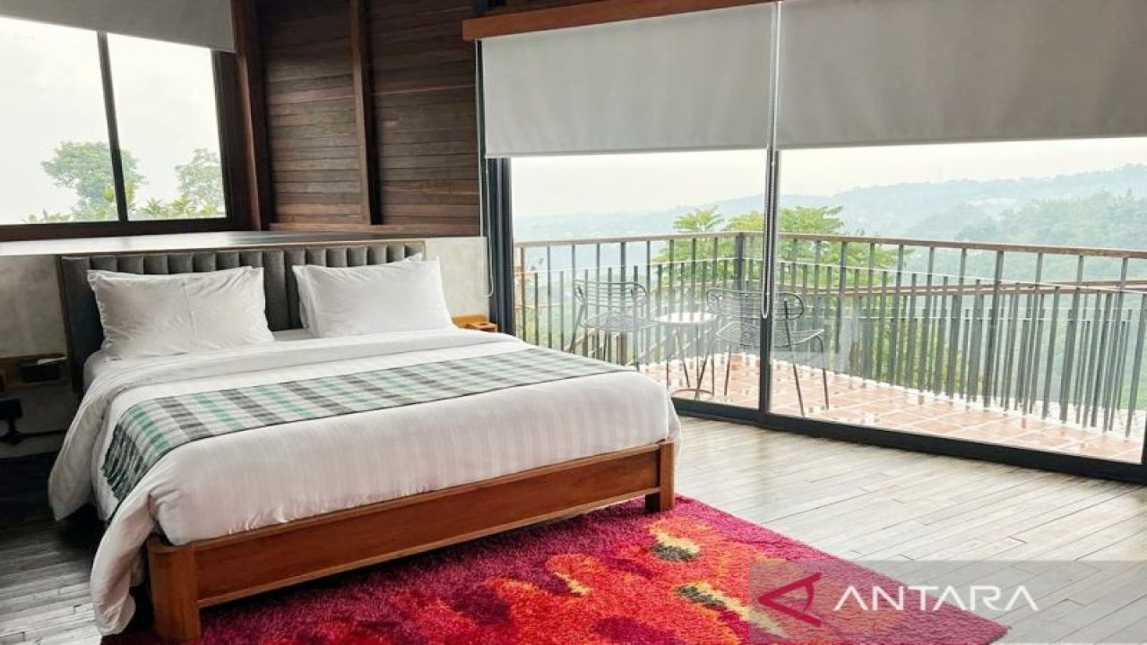 Salah satu kamar yang terdapat di Rumah Jae (ANTARA/Maria Cicilia Galuh)