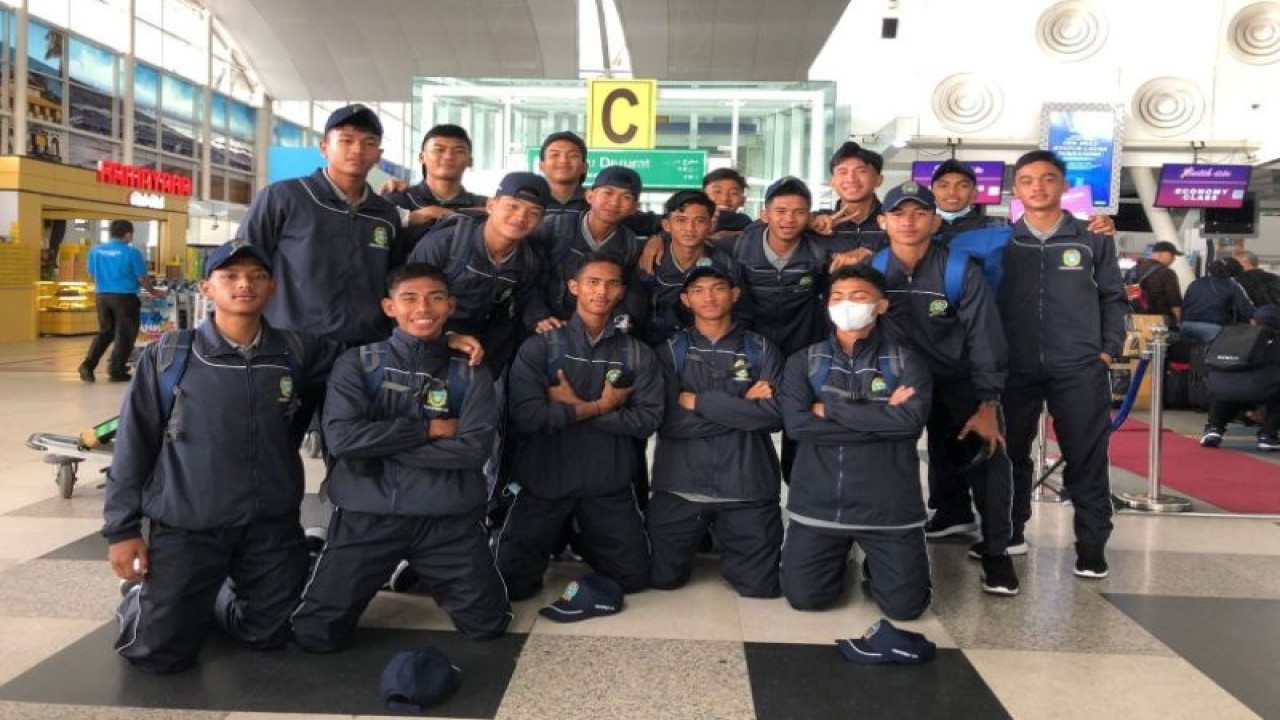 Tim Sepakbola Pra Popnas Sumut (ANTARA/HO)