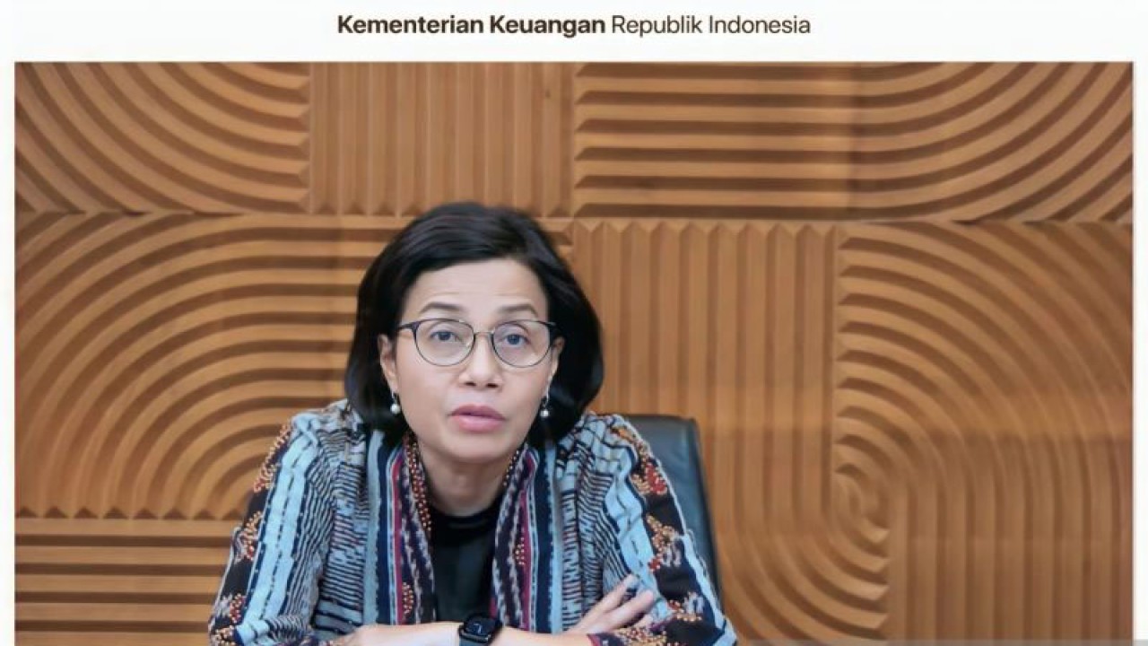 Tangkapan layar - Menteri Keuangan Sri Mulyani Indrawati dalam Konferensi Pers APBN KiTA secara daring di Jakarta, Kamis (24/11/2022). ANTARA/Youtube Kemenkeu/pri. (ANTARA/Youtube Kemenkeu)