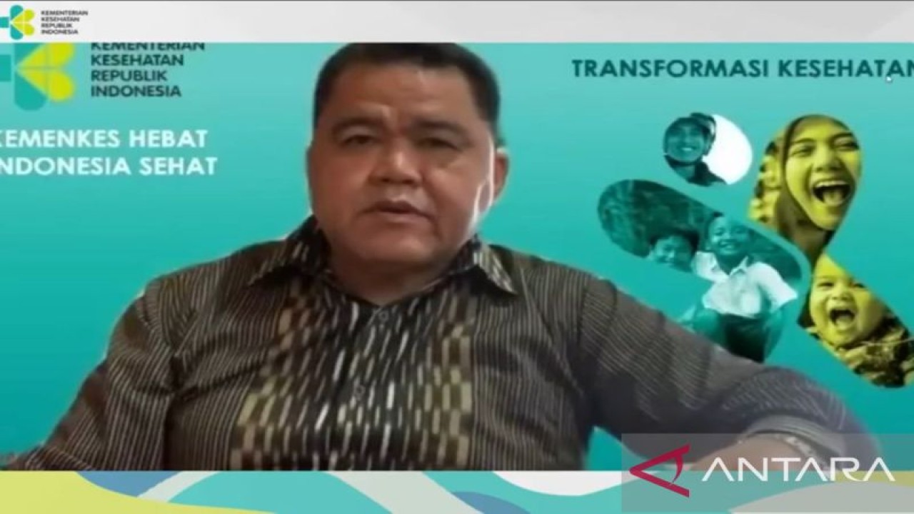 Tangkapan layar - Direktur Jenderal Pencegahan dan Pengendalian Penyakit (P2P) Kementerian Kesehatan RI Dr. dr. Maxi Rein Rondonuwu, DHSM., MARS dalam konferensi pers kasus polio di Indonesia diikuti di Jakarta, Sabtu (19/11/2022). (ANTARA/Devi Nindy)