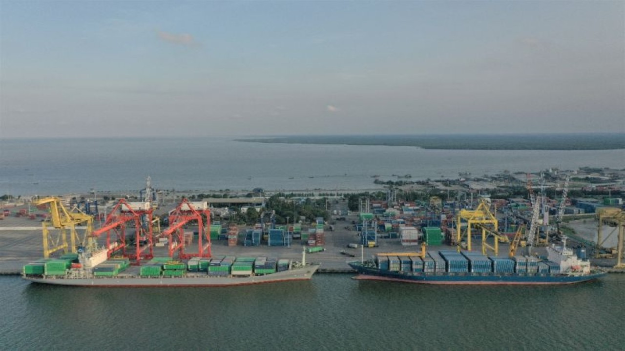 Terminal Peti Kemas Sorong, Papua Barat. (ANTARA/HO-Pelindo)