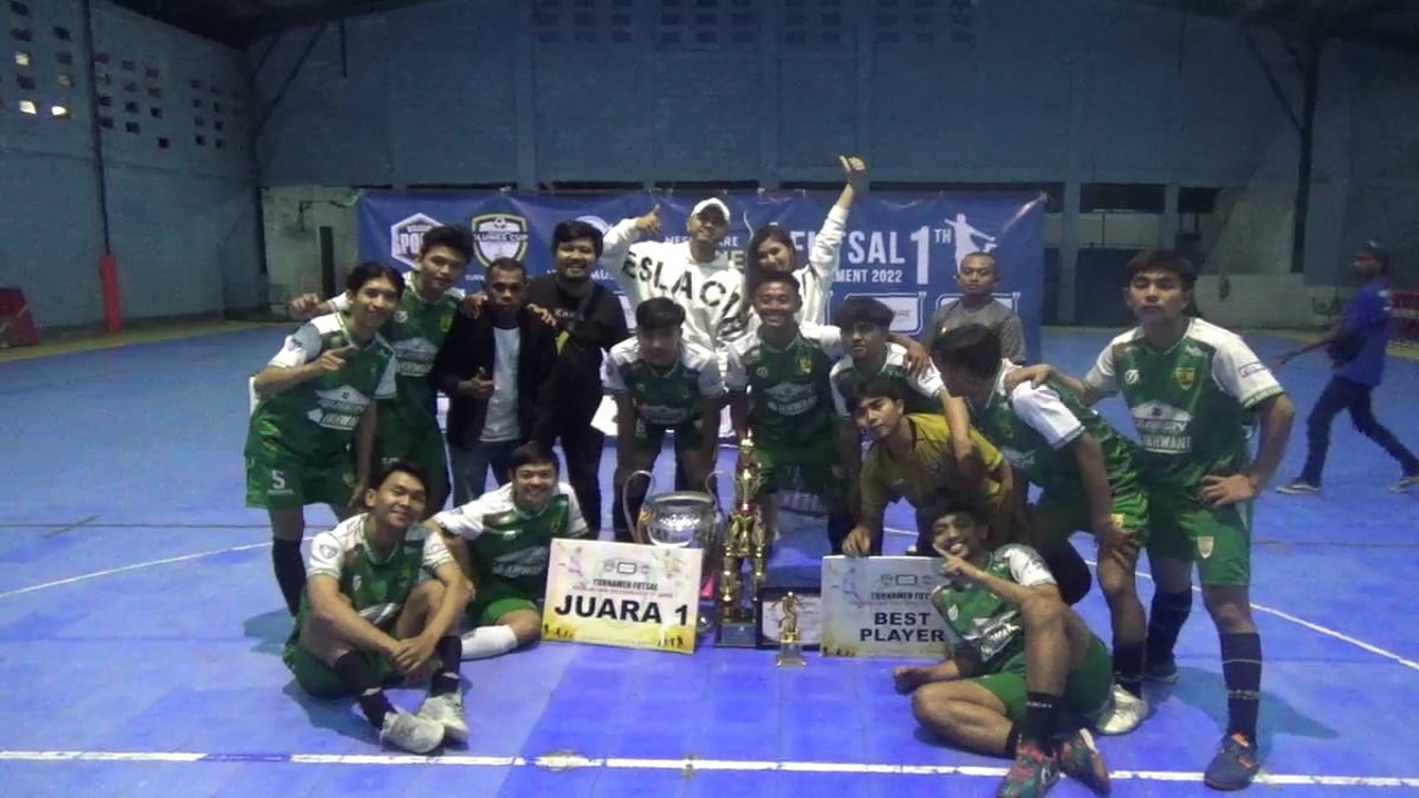 Tim DKRC ( dalam kaum rumah Cemara) keluar sebagai juara pertama