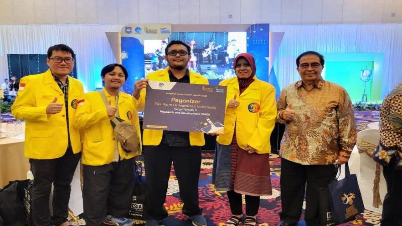 Tim Pegonizer Fakultas Ilmu Komputer (Fasilkom) Universitas Indonesia (UI) berhasil meraih urutan kedua kompetisi IdenTIK yang diselenggarakan Kemenkominfo. (ANTARA/HO-Humas UI)