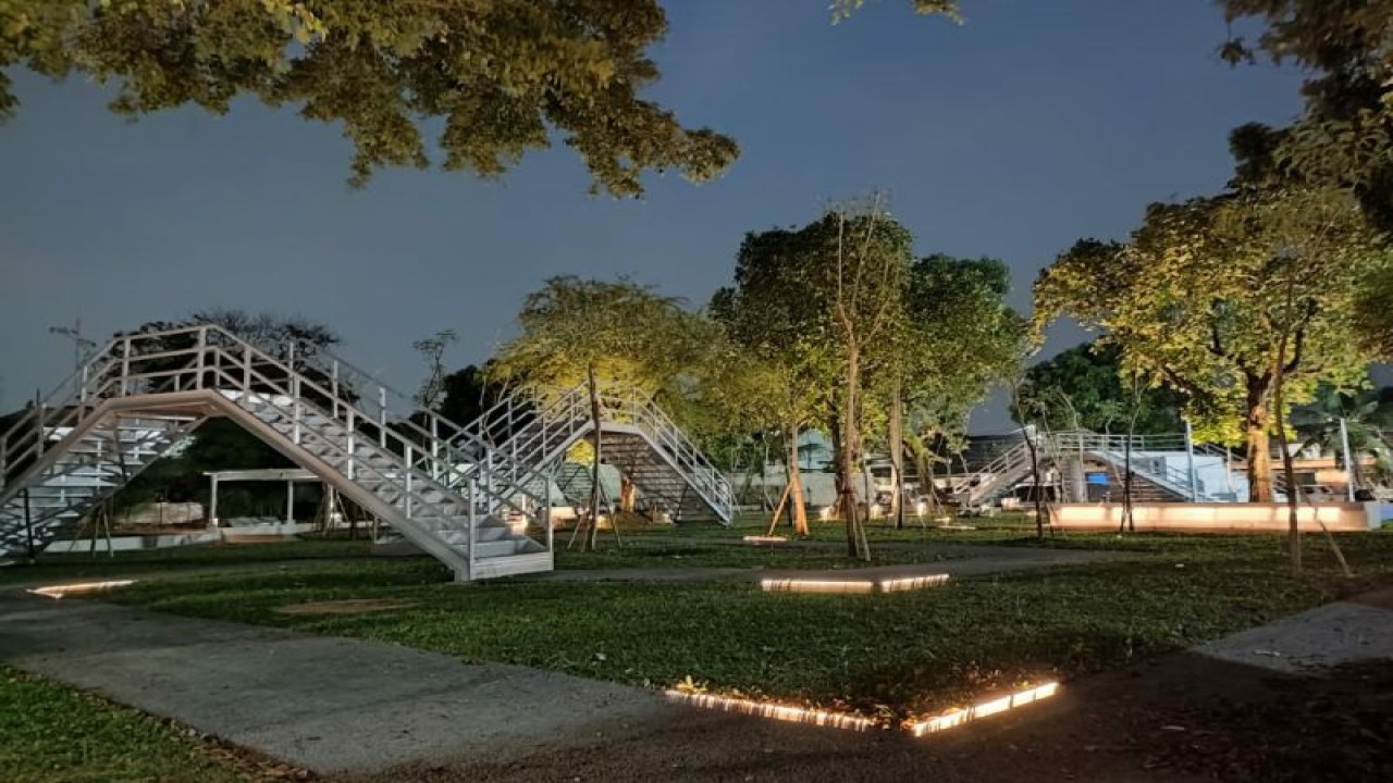 Taman Maju Bersama (TMB) Pasar Minggu Indah yang dibangun Suku Dinas Pertamanan dan Hutan Kota Kota Administrasi Jakarta Selatan, Jakarta, Rabu (16/11/2022). ANTARA/HO-Suku Dinas Pertamanan dan Hutan Kota Kota Administrasi Jakarta Selatan