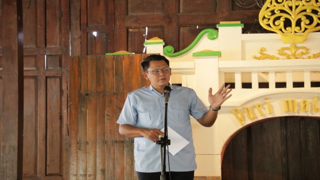 Wakil Bupati Sleman Danang Maharsa saat memberi arahan pada Workshop Kajian Inventarisir dan Rekomendasi Pemanfaatan Perbukitan di Kabupaten Sleman, Selasa (22/11/22). ANTARA/HO-Bagian Prokopim Setda Sleman