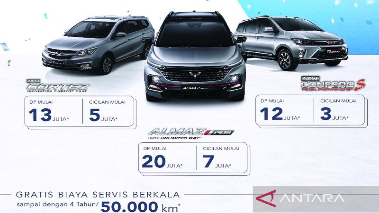 Wuling gelar program "Year End Sale" untuk Almaz RS, Cortez & Confero (ANTARA/HO)