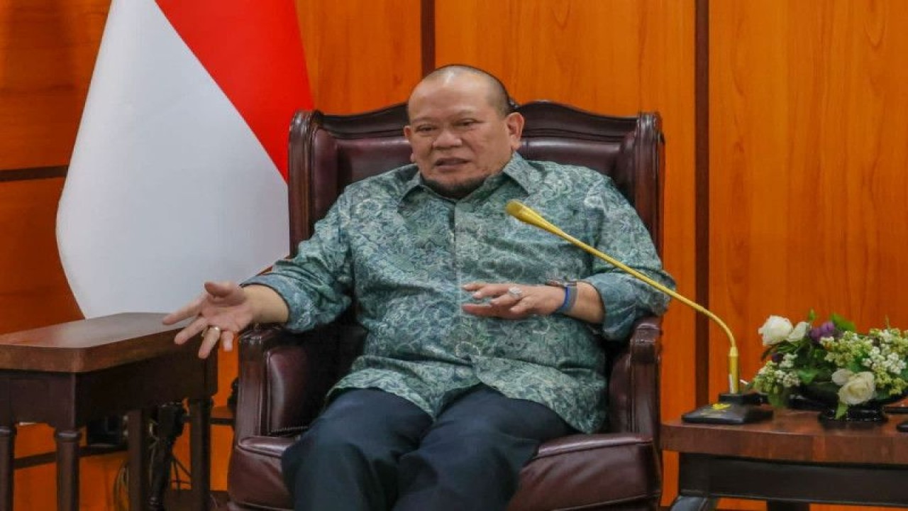 Ketua Dewan Perwakilan Daerah (DPD) RI AA LaNyalla Mahmud Mattalitti. (ANTARA/HO-DPD RI)