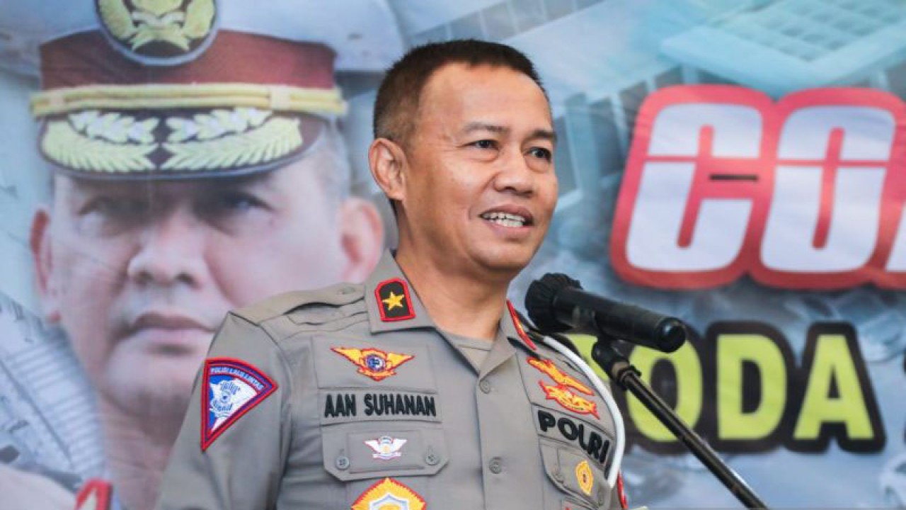 Direktur Penegak Hukum (Dirgakkum) Korps Lalu Lintas (Korlantas) Polri Brigjen Pol. Aan Suhanan. ANTARA/HO-Humas Korlantas Polri.