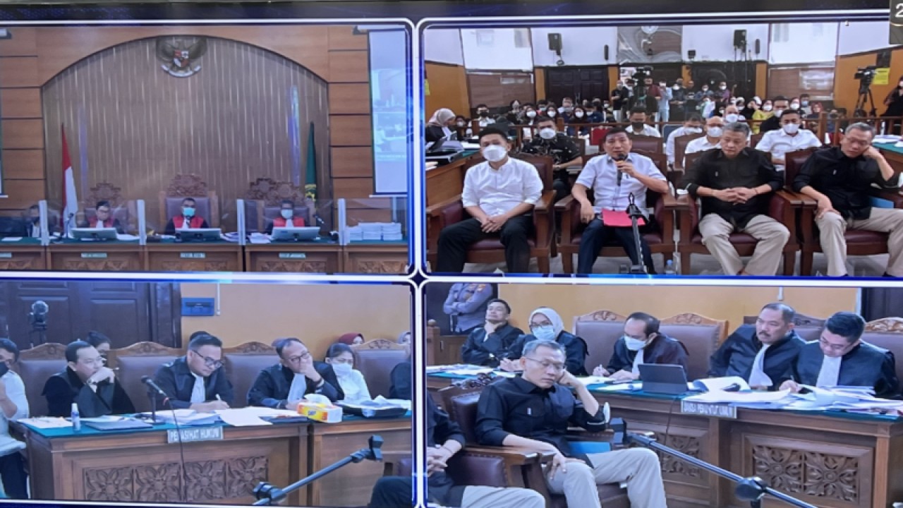 Suasana persidangan kasus pembunuhan Brigadir Nofriansyah Yosua Hutabarat (Brigadir J) di Pengadilan Negeri Jakarta Selatan, Jakarta, Selasa (6/12/2022). ANTARA/Putu Indah Savitri