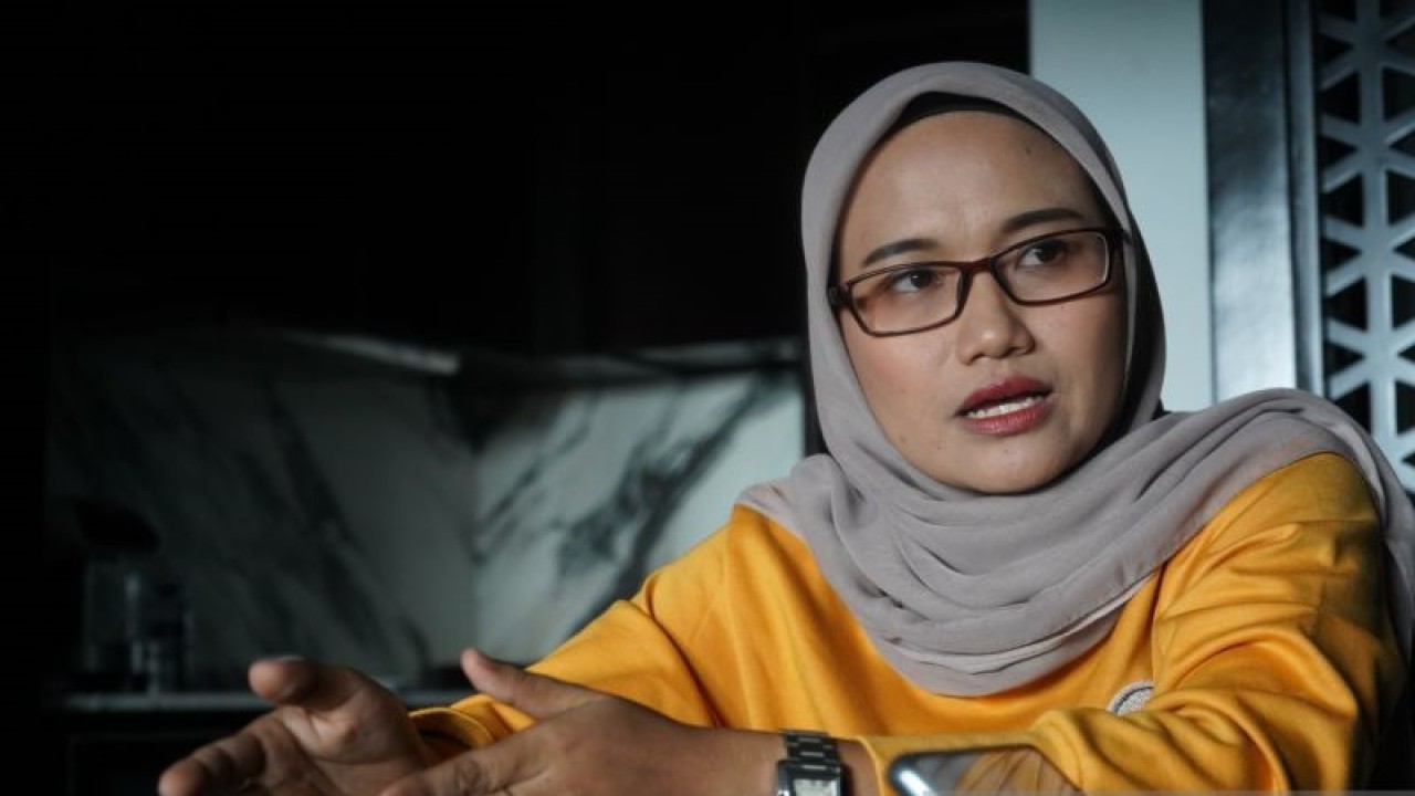 Alumni Program Kartu Prakerja, Natalia, ketika ditemui ANTARA di acara Kartu Prakerja di Bali, Selasa (15/11/2022) (ANTARA/M Al Kahfie Kamaru)