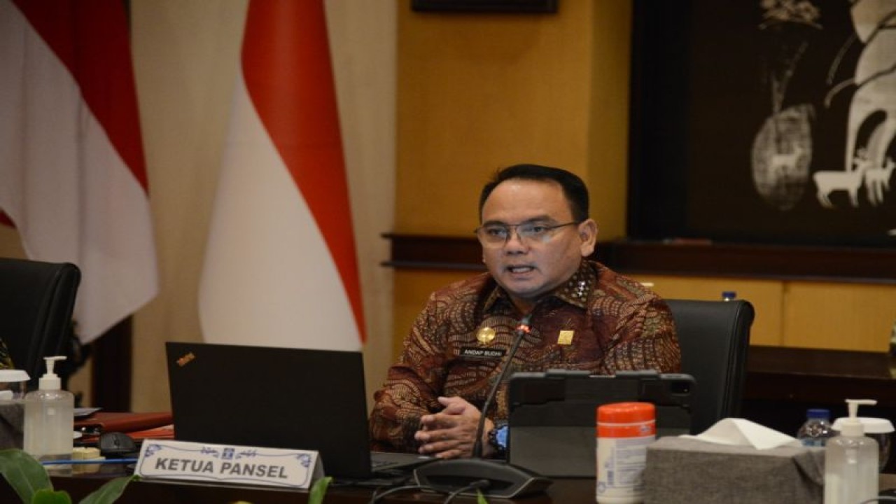 Sekretaris Jenderal Kementerian Hukum dan Hak Asasi Manusia, Andap Budhi Revianto. ANTARA/HO