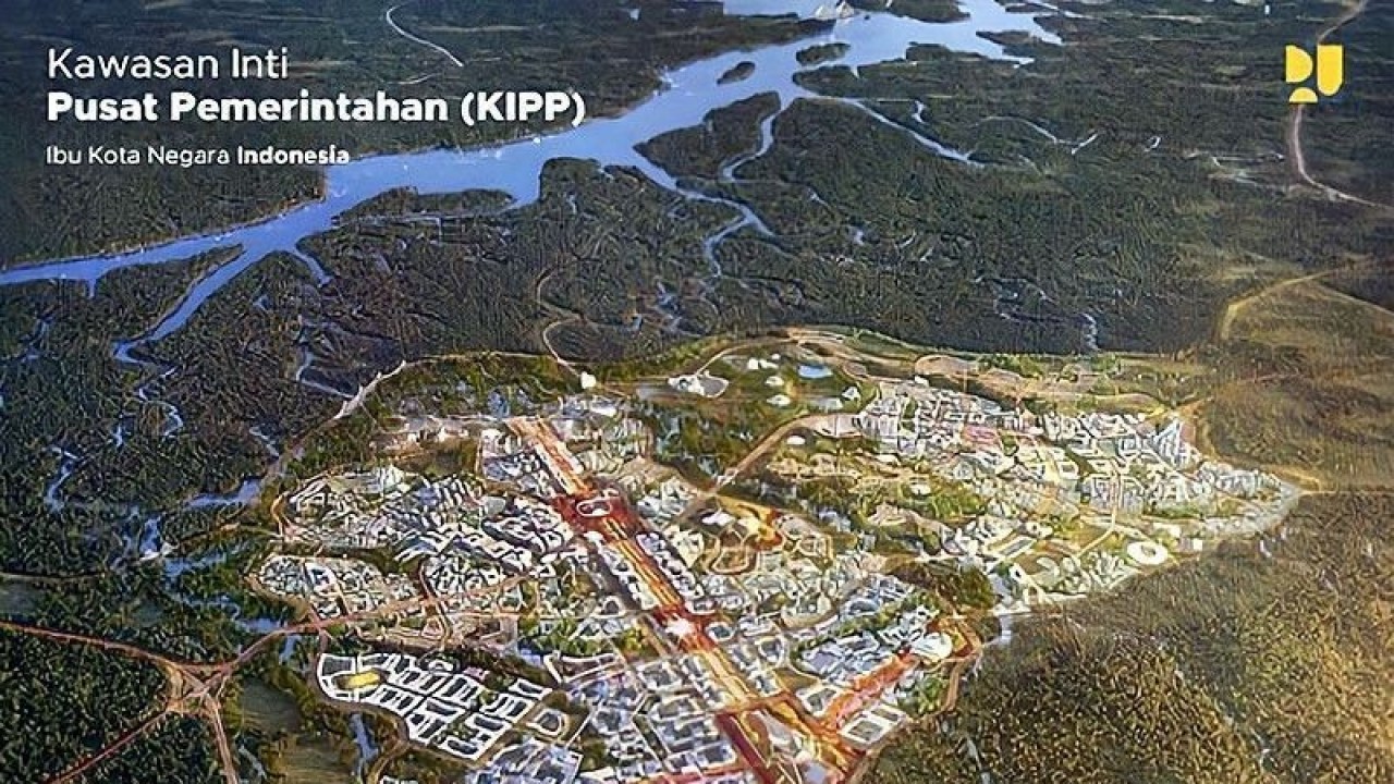 Arsip foto - Desain Kawasan Inti Pusat Pemerintahan IKN Nusantara. ANTARA/HO-Kementerian PUPR/pri.