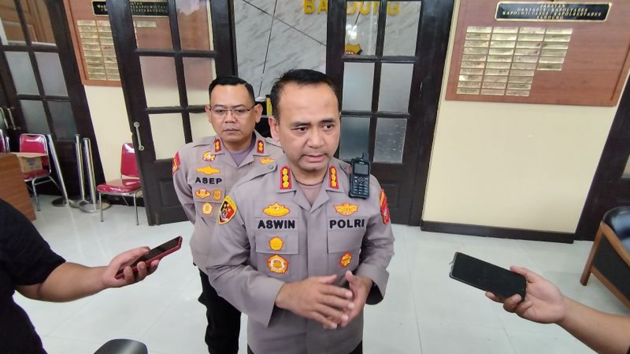 Kapolrestabes Bandung Kombes Pol Aswin Sipayung. (ANTARA/Bagus Ahmad Rizaldi)