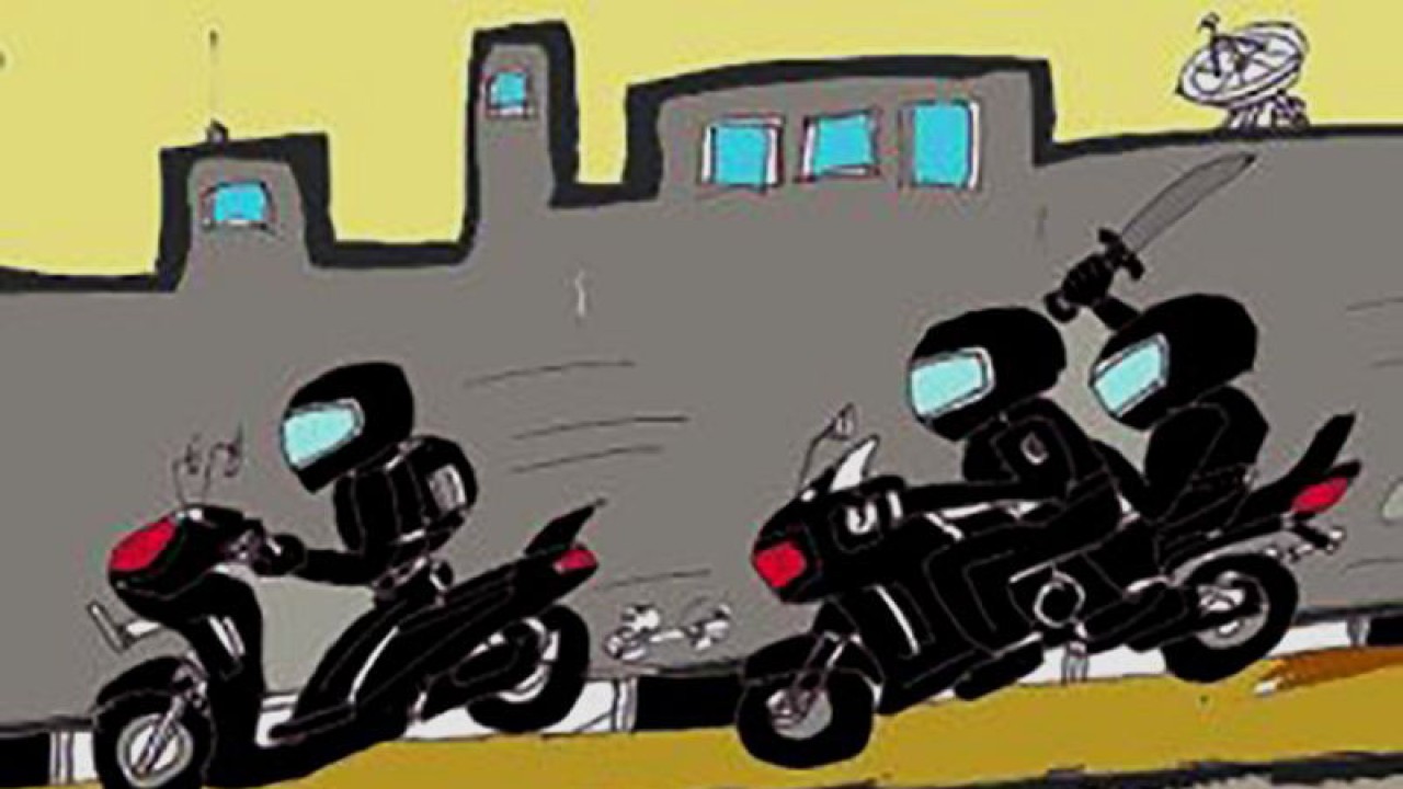 Ilustrasi - Begal motor. ANTARA/Handry Musa/2016